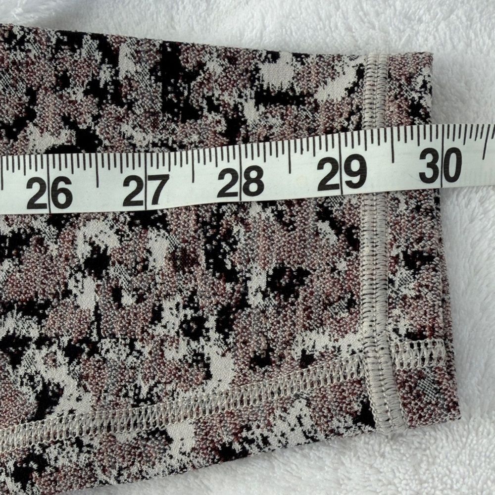 Athleta Elation Textured 7/8 Tights | Meadow Decadent Chocolate | Size Small - Picture 9 of 12